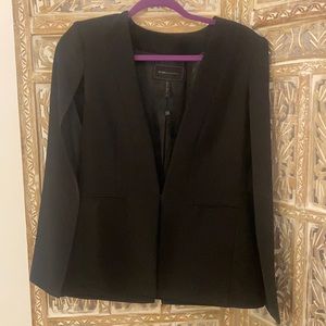 Black BCBG size Small blazer cape